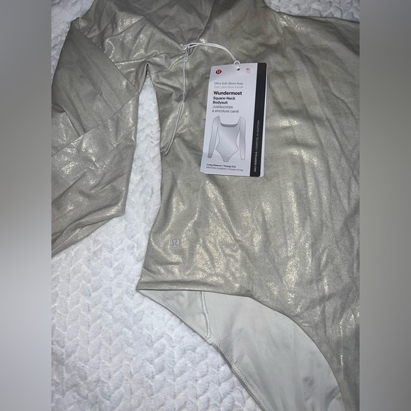 Lululemon Nulu Square-Neck Long Sleeve Bodysuit *Shine (LXBO) | NWT | XL - Picture 7 of 16